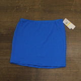 Salt + Cove Juniors Rib Scrunch Cover-up Skirt SC251008CB Cosmic Cobalt M