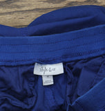 Style & Co. Trimmed Utility Pants Pull-On with Pockets Blue M