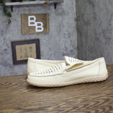Baretraps Womens Origins Bridget Slip-On Boat Shoes OR10026 Off White 10M