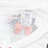 Disney Womens Minnie Mouse Graphic T-Shirt Tee 166d9abb6a4c0f White L