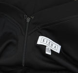 Siena Womens Scuba Stretch Short Sleeve Mini Dress SASP1233 Black 12