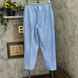 Vanity Fair Pull-On Elastic Waist Denim Jeans with Pockets Chambray Blue 18W Reg