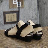 Lifestride Womens Yuma Wedge Sandal Shoes H5211S1 Black 8W