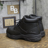 S Sport By Skechers Mens Elton Steel Toe Leather Work Boots 88421397 Black 9