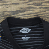 Dickies Womens Remanufactured Baggy Utility Pocket T-Shirt Tee Black Multi L