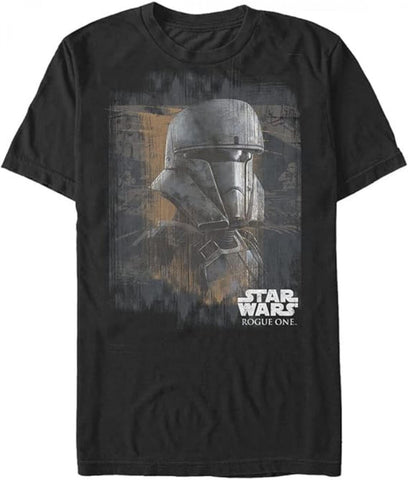 Star Wars Rogue One Trooping Men Tops Short Sleeve Tee Shirt Black 3X-Large Tall