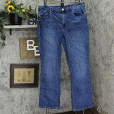 DG2 Womens Virtual Stretch Boot-Cut Jeans 567176 Midtone Blue 16W