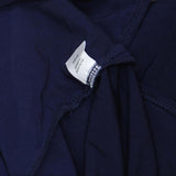 Nina Leonard Womens Jersey High-Low Tunic with Cuffed Sleeves Navy Blue 1X
