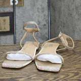 Inc International Concepts Women's Persida Flat Sandals Crystal Brown 7.5M