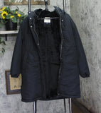 Universal Thread Womens Parka Long Insulated Coat Jacket 94693439 Black S