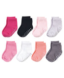 Touched By Nature Organic Cotton Non-Skid Gripper Knit Socks Set 2-4 Years