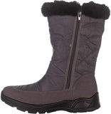 Easy Street Cuddle Winter Snow Boots with Faux Fur Lining CUDDL Black / Gray 8M