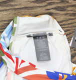 Vince Camuto Womens Square Neck Bikini Top V1S781 Multi Blue M