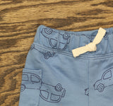 Carter's Baby Infant French Terry Jogger Pants Cars Blue Newborn