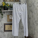Tart Womens Plus Size Knit Pajama Pants 1670597412a549 Gray / Black Polka Dot 2X