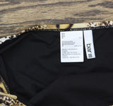 Bar III Womens Safari Fling Hipster Bikini Bottoms Natural Animal Brown M