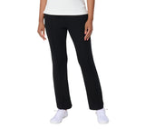 Logo By Lori Goldstein Full Length Knit Rib Flare Pants A699028 Black XL