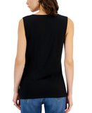 I.n.c. International Concepts Sleeveless 1/4-Zip Blouse Shirt Top 166db51088acda