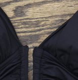 Bleu By Rod Beattie Key Item Plunge Neck One-Piece Swimsuit RBKK25776X Black 8