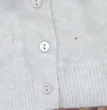 A New Day Long Sleeve Rhinestone Button-Down Cardigan Sweater Light Blue L