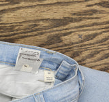 Style & Co Womens Petite Straight Leg High Rise Jeans Mesa Wash Blue 10P