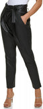 DKNY Women's High Tie Waist Cold Weather Formal Pants UG2P4202