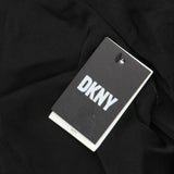 DKNY Womens Petite Ribbed-Trim Matte Satin Shirt Top XH3TT124
