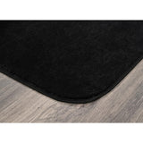 Garland Rug Gramercy 4 Piece Washable Bathroom Rug Set Black Standard