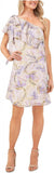 Cece Women's One Shoulder Baja Palm Dress 7022916