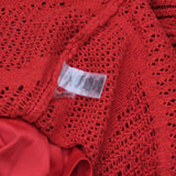 Karl Lagerfeld Paris Womens Casual Bright Summer Dress L4EOS727 Cordial Red XL