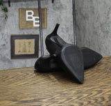 On 34th Womens Jeules Pointed-Toe Slip On Pumps 10018690100 Black Leather 10M