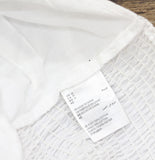 And Now This Womens Woven Tie Waist Top T7613 White M