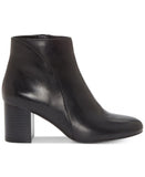 Inc International Concepts Womens Floriann Block-Heel Ankle Booties Black 7M