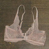 Natori Womens Eclipse Unlined Underwire Bra 726254 Rose Beige Brown 34C