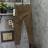 Ring Of Fire Slim-Fit Jogger Pants with Zip Pockets Major Brown XL