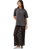 Cotton On Womens Oversized Boxy Tee T-Shirt Graphite Gray S