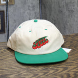 Monte's Fine Foods Tomato Vine Snapback Baseball Hat Khaki / Green