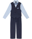 Nautica 4-Piece Formal Suit Set NDFHR17J-425 Tanzanite Blue 4