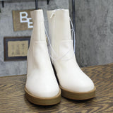 Universal Thread Jenna Platform Boots with Memory Foam Insole Off White 9M