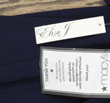 Eliza J Womens Sequined Puff-Sleeve Boat-Neck Sheath Dress EJ4M3056 Navy Blue 2