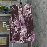 Cooper & Ella Plus Size Cold Shoulder with Cut Out Top Zephyr Purple Multi 3X