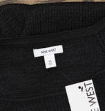 Nine West Womens Squareneck Sweater Dress WW14Y307RS1 Black M