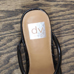Dv Dolce Vita Women's Myla Strappy Block-Heel Sandals Shoes Black Patent 11M