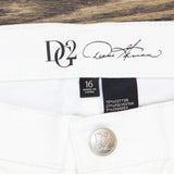 DG2 Womens Classic Stretch Skinny Jean 686743 Ivory White 16