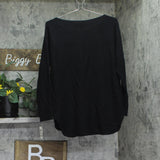 Charter Club Womens 100% Cashmere Shirttail Sweater 100065356MS Classic Black S