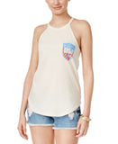 Hybrid Juniors Usa Graphic High-Neck Tank Tap JT2627JRSM689 Beige Brown L