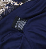 R&M Richards Elegant Sequin Embellished Blouson Dress Gown Navy Blue / Gold 10