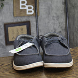 Goodfellow & Co Mens Oskar Beach Canvas Sneakers Pull On Charcoal Gray 10.5