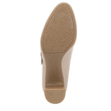 Lifestride Mary Jane Block Heel Pumps with Double Straps Tender Taupe Brown 5M