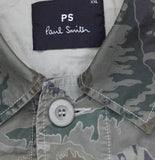 PS Paul Smith Mountain Print Field Jacket M2R-701U-T22425 Green Multi 2XL